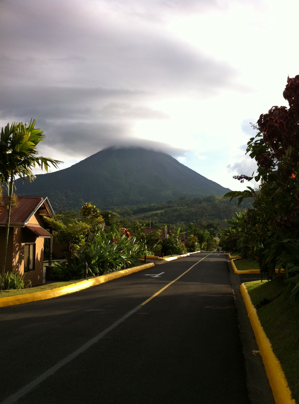 View of the Volcano from our Room